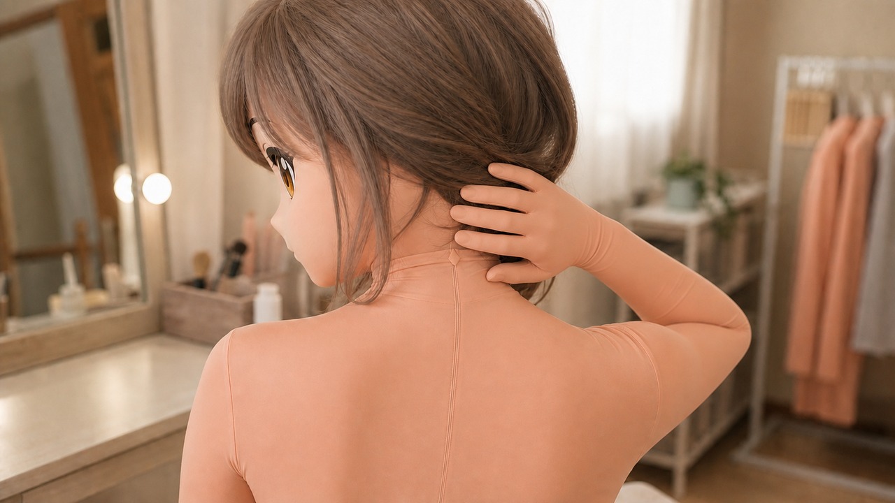 暖奶油桌面上的原创 Kig 皮维护口结构示意，同色布唇、低对比细拉链、袖口开口、U 形维护片和头壳分区摆放，用于说明维护口词义、低存在感拉链和开合状态；不代表具体店铺实物。